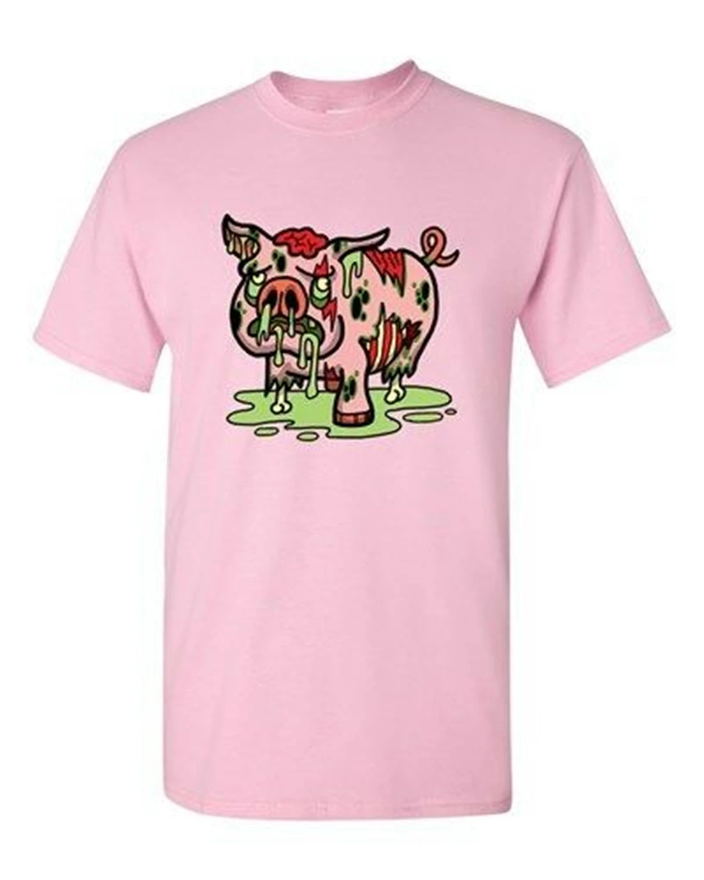 Zombie Pig Undead Animals Devil Monster Horror Adult Dt T-Shirt Tee High Quality Tee Shirt Zombie Pig Undead Animals Devil Monster Horror Adult Dt T-Shirt Tee High Quality Tee Shirt