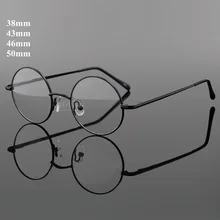 Cubojue маленькие круглые очки для мужчин и женщин, детские весенние шарнирные оправы для очков, мужские винтажные очки 38 мм 43 мм 46 мм Lenno Circle Nerd Point