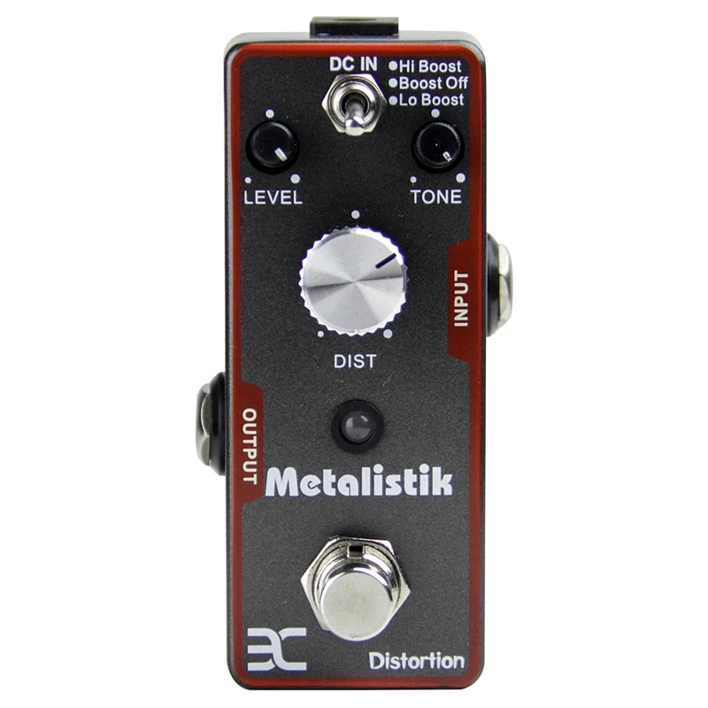 Eno Ex Metalisk Distorttion гитарный эффект педаль электрогитары True Bypass три контроллера(громкость, тон и дист) Guit