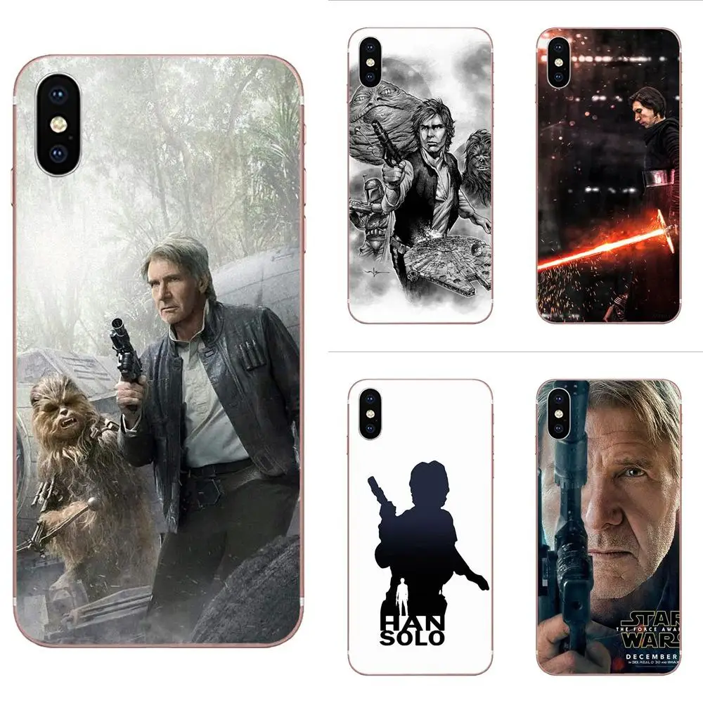Прозрачный чехол из ТПУ со Звездными войнами Han Solo для Xiaomi Redmi Mi 4 7A 9T K20 CC9 CC9e Note 7 9 Y3