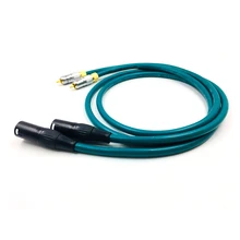 HiFi Cardas RCA to XLR Balanced plug Audio Cable Cardas Cross Audio Amplifier CD DVD player RCA interconnect cable