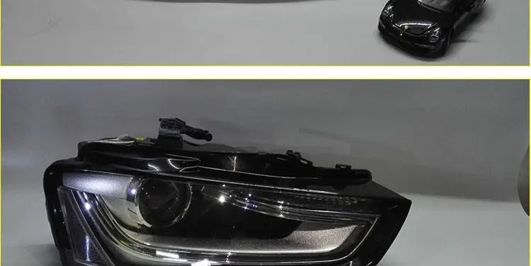Automovil Assessoires Neblineros Para Авто Стайлинг лампы наружные Drl светодиодные фары автомобиля фары в сборе 13 14 15 16 для Audi A4L