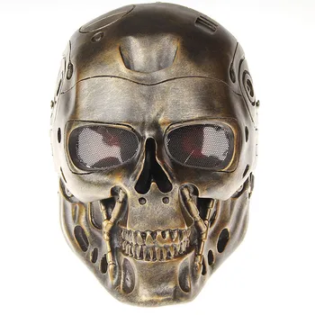 

Movie The Terminator Cosplay Robot Masks Protective Masks Halloween Party Masks Cosplay High Quality Resin Masks