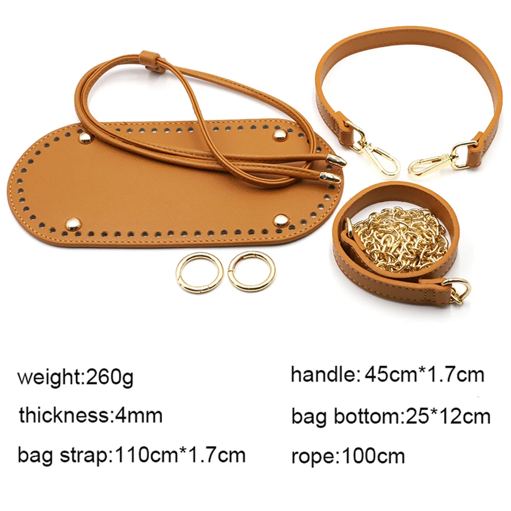 1 Set Accessories Handbag Handmade Bag Bottoms With Hardware Pu Leather  Package Shloulder Crossbody Bag Diy Materials Women - Shoulder Bags -  AliExpress