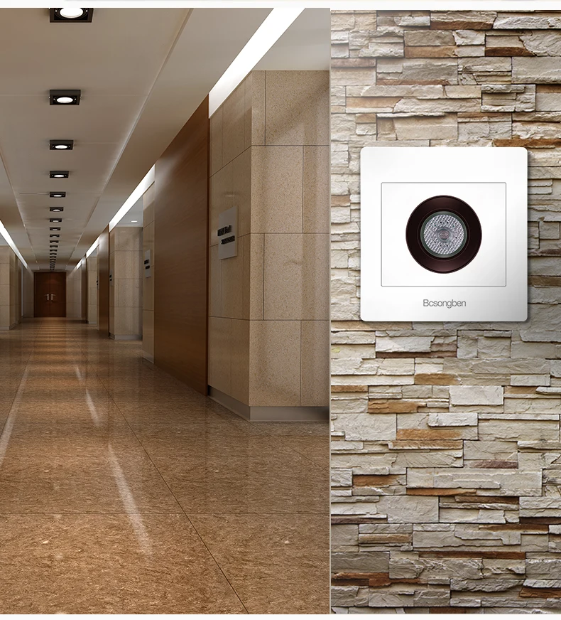 Voice switch intelligent second - line sound and light control delay sensor switch panel corridor energy - saving lamps 220v (13)