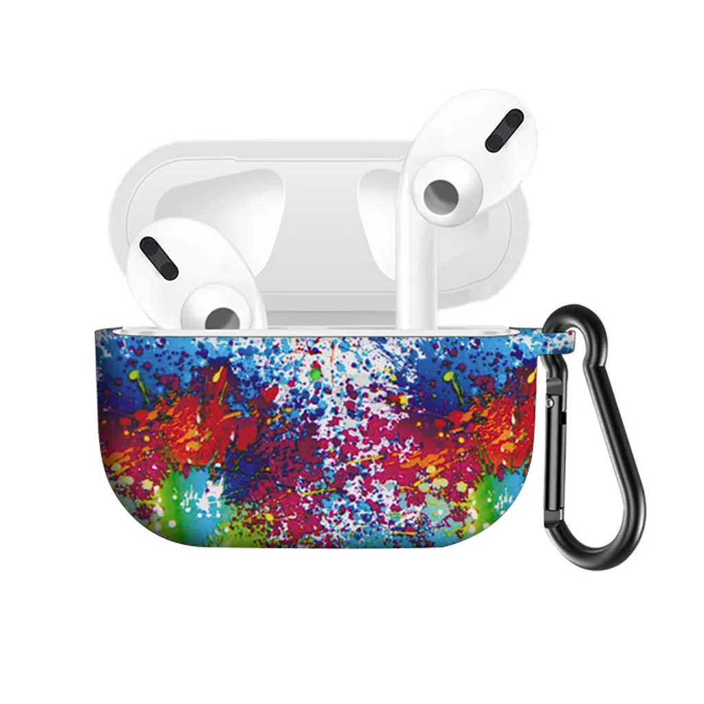 HIPERDEAL анти-осенний чехол для AirPods Pro Беспроводная зарядная коробка силиконовый защитный чехол-Кобура Защита от царапин