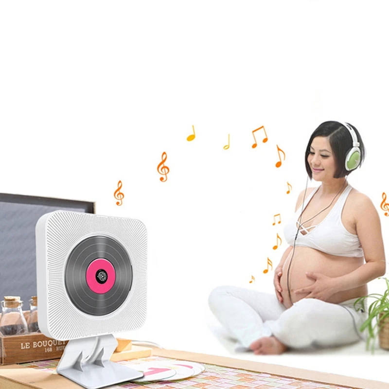 Настенный Bluetooth CD-плеер Bluetooth пренатальный обучающий динамик Звук Cd английская обучающая машина(EU Plug