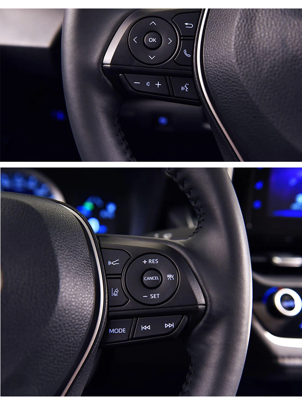 Multi-Media Steering Wheel Control Switch Button For Toyota Corolla Levin 2019 2