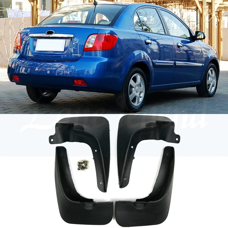OE стиль автомобиля брызговик s для Kia Rio Sedan 2006 2007 2008 2009 2010 2011 брызговики брызговик аксессуары для брызговиков