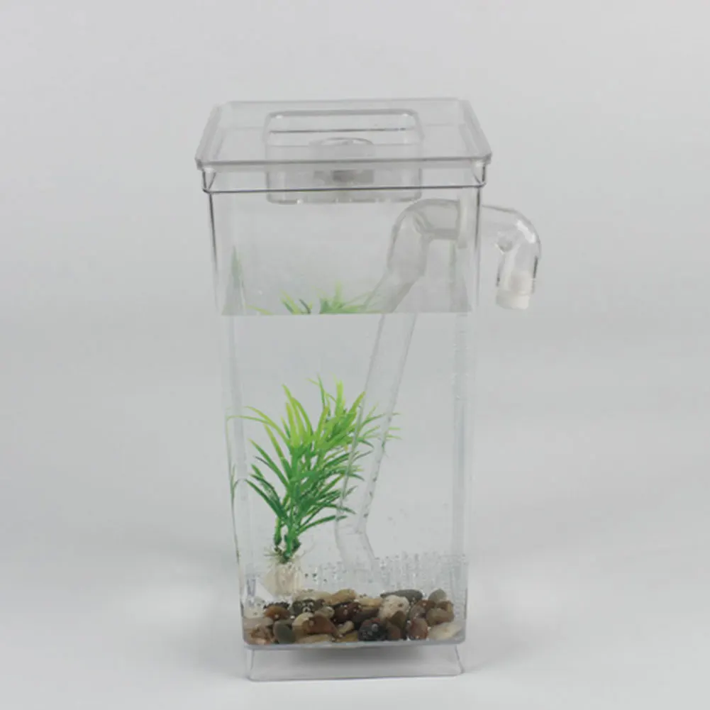 Desktop Home Decor Fish Tank Ecological Aquarium Aquatic Pet Supplies Grass Goldfish Tank Self-cleaning Mini Fun Kit