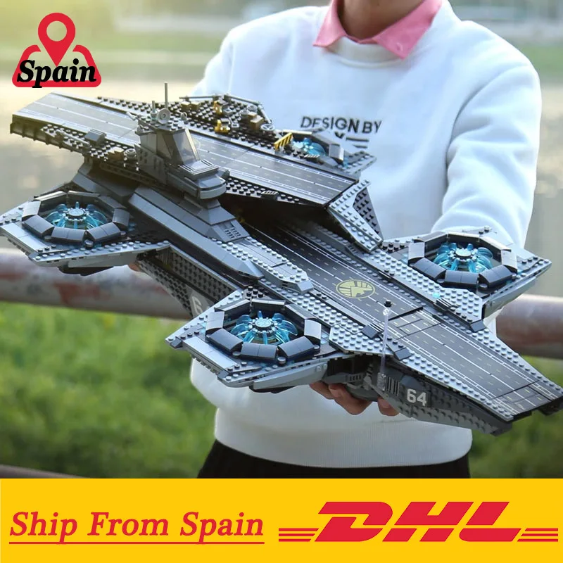 

Super Heroes Series The SHIELD Helicarrier Building Blocks Compatible with Legoing 76042 07043 Toys Bricks