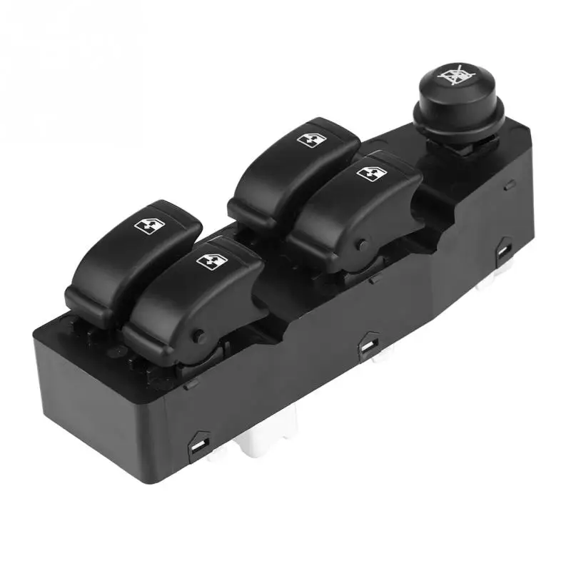 Cuque 202005158 Power Window Switch Car Left Hand Driver Side Power Master Window Switch for Chevrolet Aveo Sedan 2007 2008 2009 2010 2011 Aveo5 Hatchback 2009-2011 Pontiac G3 Wave 2009-2009 Black