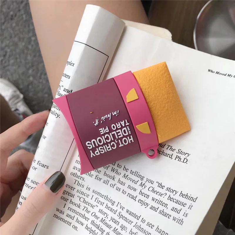 23A Чехол для AirPods в Корейском стиле с милыми 3D медведями, кожухи головных телефонов для Apple Airpods, защитный чехол с кольцом для пальцев - Цвет: 23A