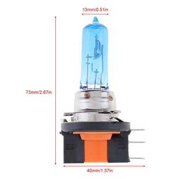 

2Pcs Halogen Headlight White H15 4300K-5000K Bulbs Luminous Replacement