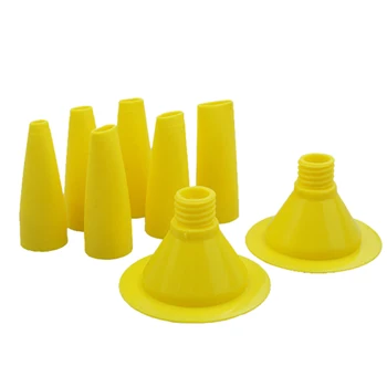 

8pcs/set Durable Accessories Sealant Tool Glass Cement For Caulking Floor Home Finishing Glue Nozzle Construction Grouting