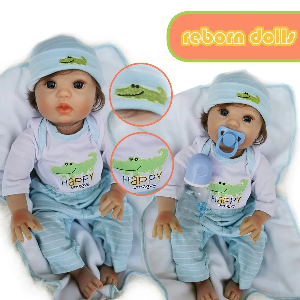 20 дюймов OtardDolls полная силиконовая кукла реборн девочка Bebe кукла игрушка ребенок реалистичный живой Рождественский подарок игрушки для детей
