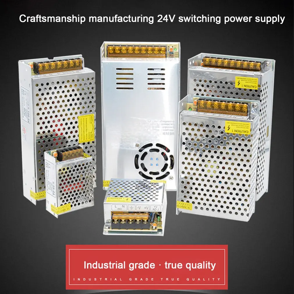 Переключение Питание DC24V 1A 2A 2.5A 3A 4.5A 5A 6.5A 8.3A 10A 12.5A 15A 16.5A AC 220V постоянного тока до DC24V AC-DC 24V 24V Светодиодные ленты