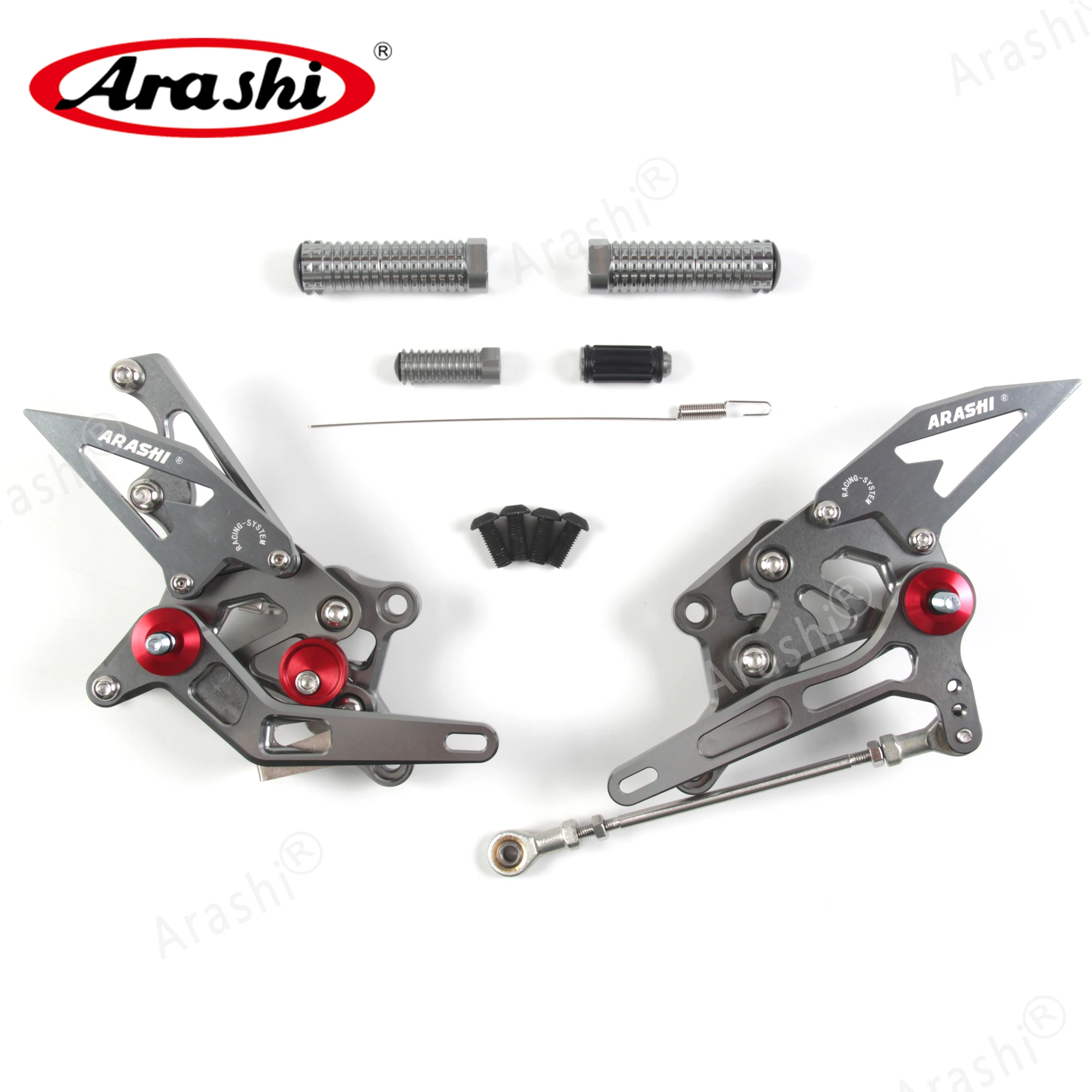 Arashi Rider CNC регулируемая подножка для YAMAHA R3 R25 YZF R3 R25- подножки задние наборы задние наборы из алюминия