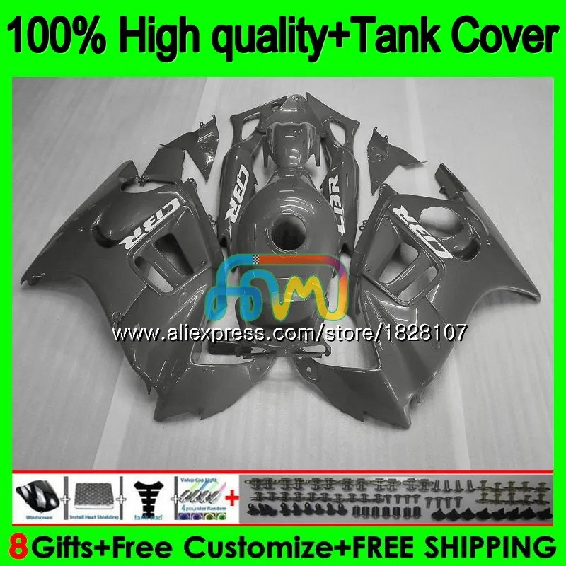 Комплект+ майка для HONDA CBR600F2 600CC серый глянцевый CBR 600F2 93 94 1993 1994 1BS. 278 CBR600 CBR 600 FS F2 91 92 1991 1992 обтекатели