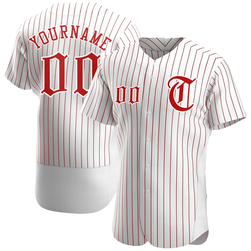 Baseball Jersey Stitching Stripe Printing Design Short Sleeve Shirt Quick-Drying Softball Game Training Wear