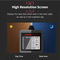 KINGBOLEN BF200 Auto Brake Fluid Tester Car Brake Oil Tool DOT3 DOT4 DOT5.1 LED Indicator Check Display Auto Oil Tool PK BF100 2