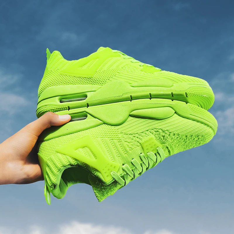 Баскетбольная обувь для мужчин осень Flyknit дышащие баскетбольные кроссовки для мужчин со шнуровкой амортизация Ретро Jordan обувь Basket Homme