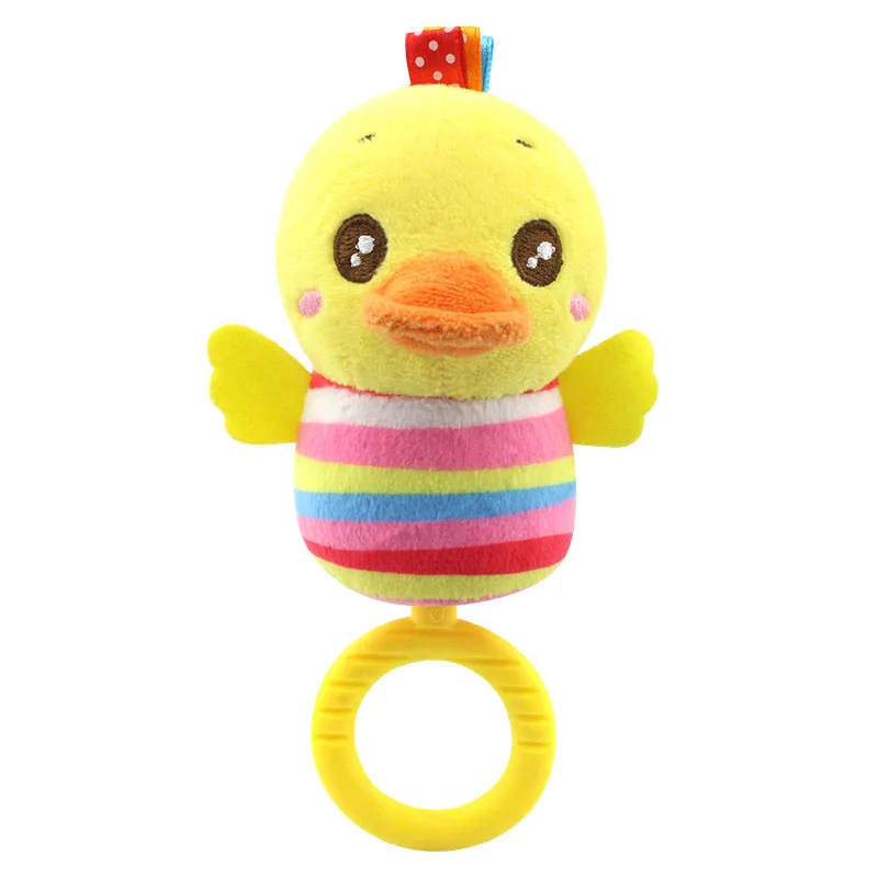 duck Детские плюшевые игрушки плюшевые Мультяшные животные ручной Колокольчик подвесные игрушки Горячая Распродажа - Цвет: duck