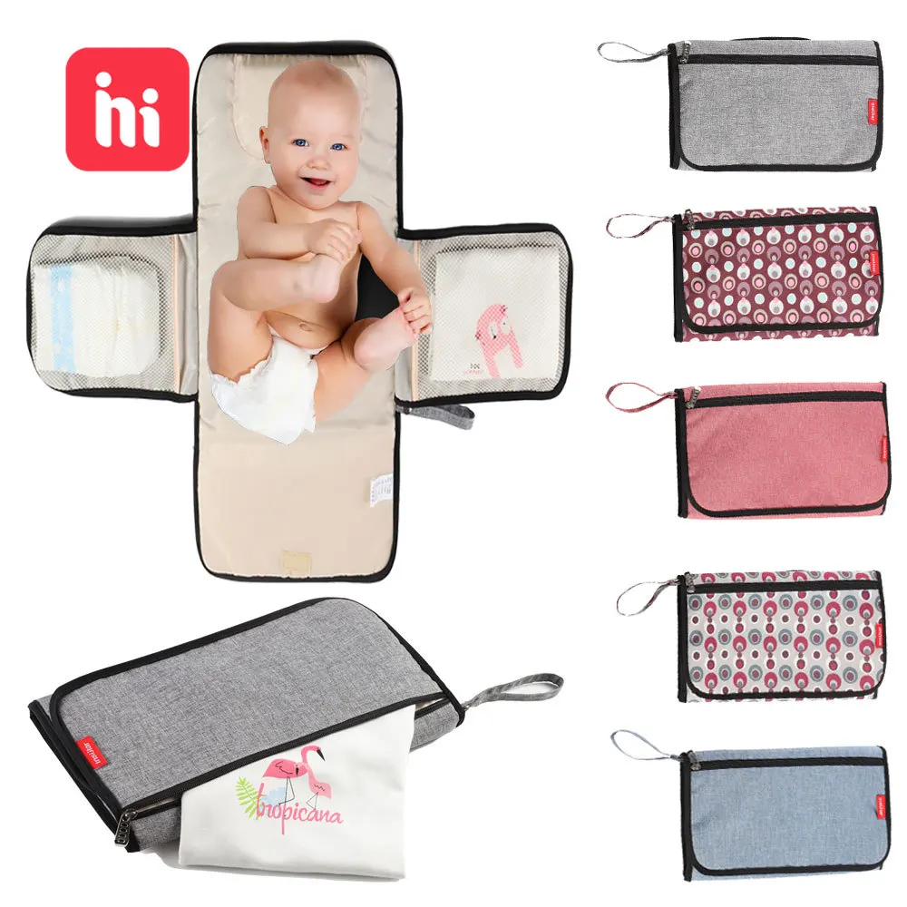 

Waterproof Multi Function Portable Diaper Changing Bag Pad Baby Mom Clean Hand Folding Mat Infant Care Products Diaper Bag