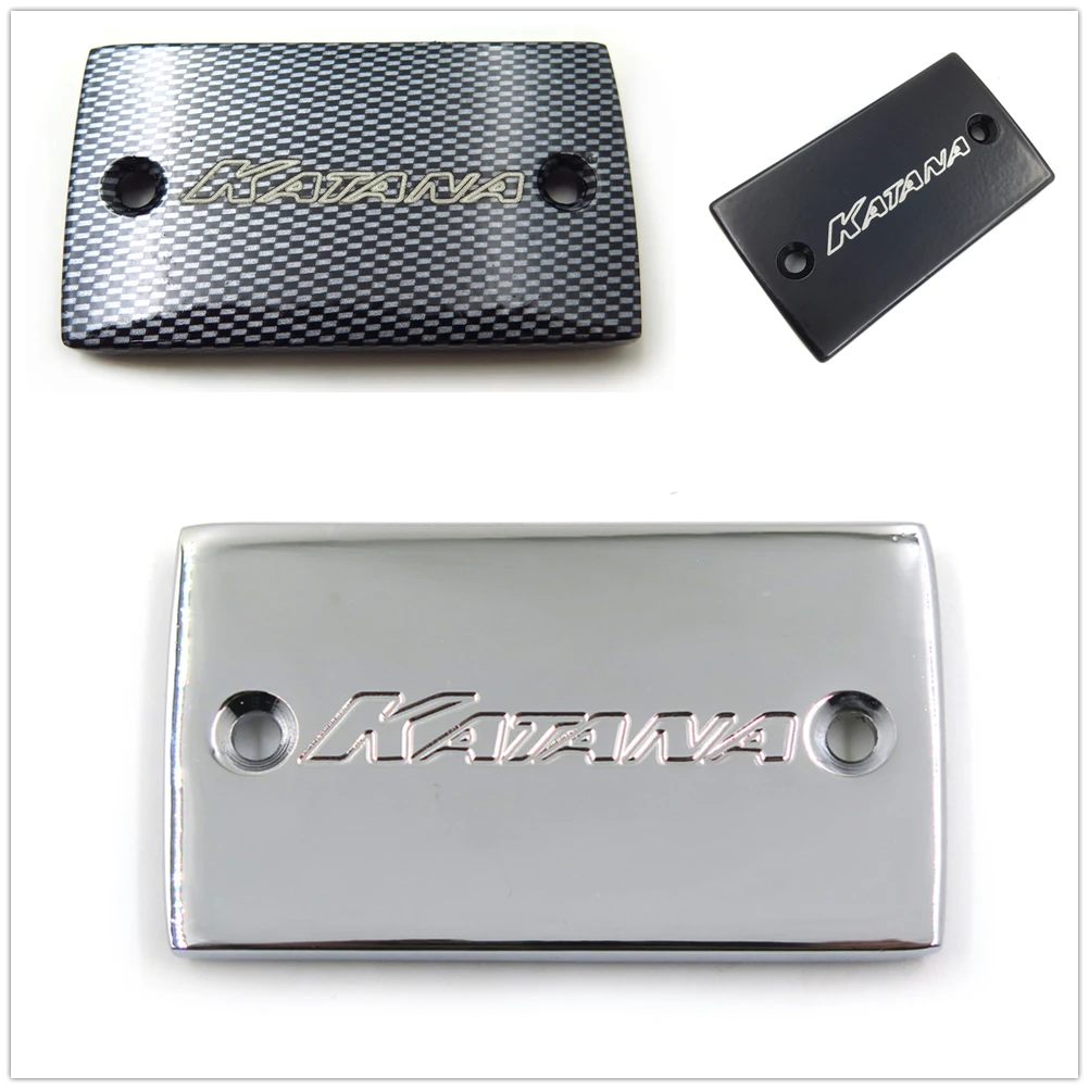 Black Brake Fluid Reservoir Cap Cover &quotKatana&quot for 1989-2007 Suzuki Katana 600/750 Aftermarket Free Shipping Motorcycle Parts |