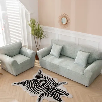 

Chrismas Sofa Cover Stretch Corner Seats Couch Cover For Living Room Elastic Spandex Slipcover L shaped Need Buy 2pcs