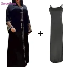 

Middle East robe Muslim Women's African Cardigan Zipper Robe Mesh Splicing Hot Rhinestone Islamic Clothing turkey dubai abaya