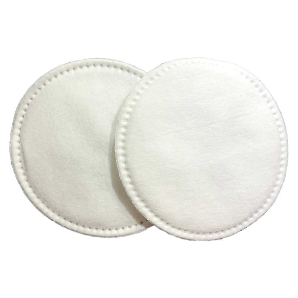 80 Pieces Round 100% Cotton Pad Facial Makeup Remover Pad Disposable Facial Cleaning Wipe Pads makeup remover pads