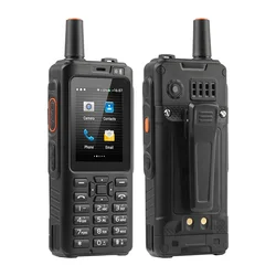 UNIWA – walkie talkie F40 Zello 4G, téléphone portable, 4000mAh, étanche, robuste, écran tactile 2.4 pouces, Quad Core, Android 