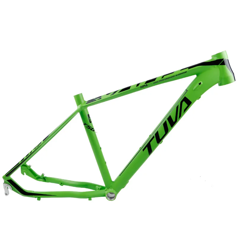 26 27.5x17 green TUVA T50 26/27. 5*16 17 дюймов MTB горный велосипед внедорожный кожух из алюминиевого сплава AL7005 дисковый тормоз 44-56 мм передняя Труба велосипедная Рама - Цвет: 26 27.5x17 green