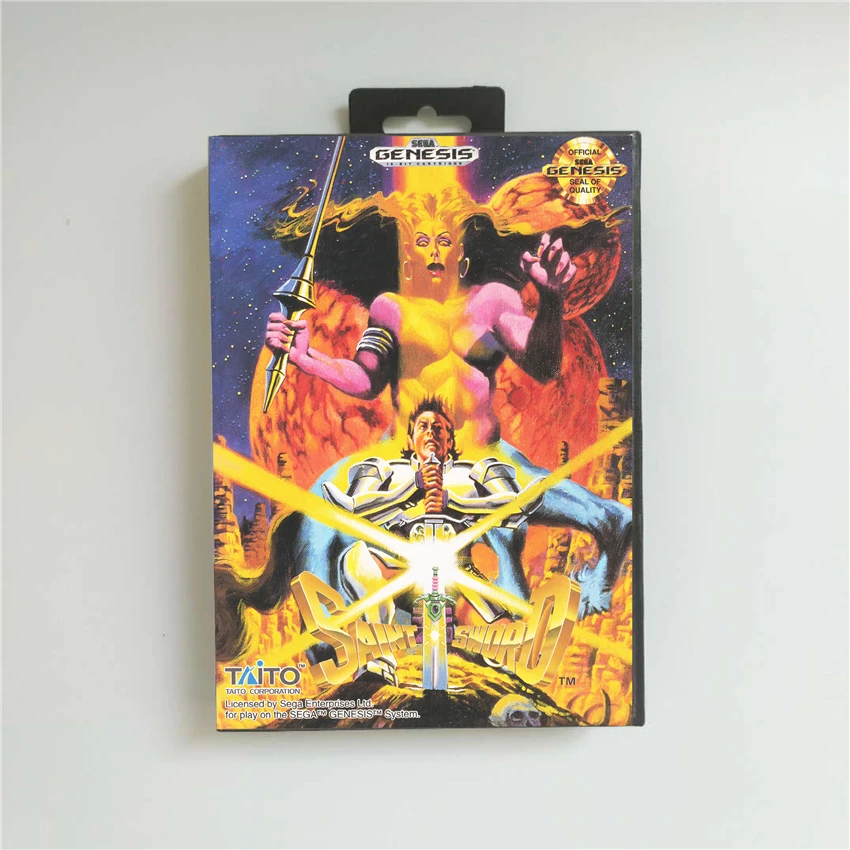Sword-крышка США с розничной коробкой 16 бит MD игровая карта для Sega megadrive Genesis игровая консоль