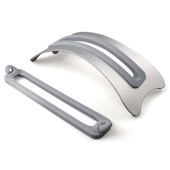 

Silver Aluminum Alloy Laptop Stand For Ma cbook Air 11 13 Pro Retina 12 13 15 Vertical Base Desktop Notebook Cooling Stand