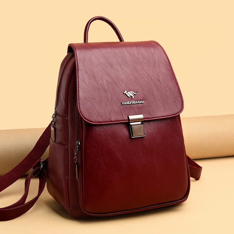 

Anti-Theft Backpack Women's 2019 Autumn And Winter New Style Korean-style Versitile Fashion Backpack Casual Nursing Anti-Theft S