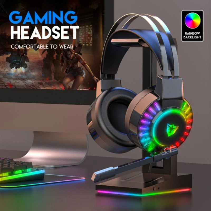 G105 Rgb Led 3 5mm Wired Gaming Headset Surround Sound Stereo Noise Canceling Wired Headphones With Microphone Headphone Headset Aliexpress