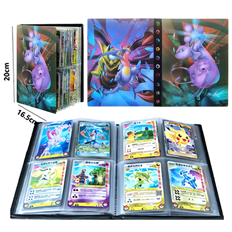 240 шт. игра Pokemon Cards альбом книга мультфильм аниме карта Мега GX экс коллекционеры