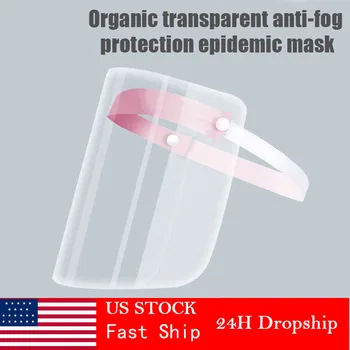 

Dust Protection Covering Face Shield Transparent Adjustable Full Shield Breathable For Adult Kids Anti Droplet Full Face Cover