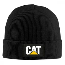 Шапка-бини с принтом гусеницы для мужчин и женщин вязанные шапочки Skullies теплые зимние унисекс лыжные хип-хоп шапки