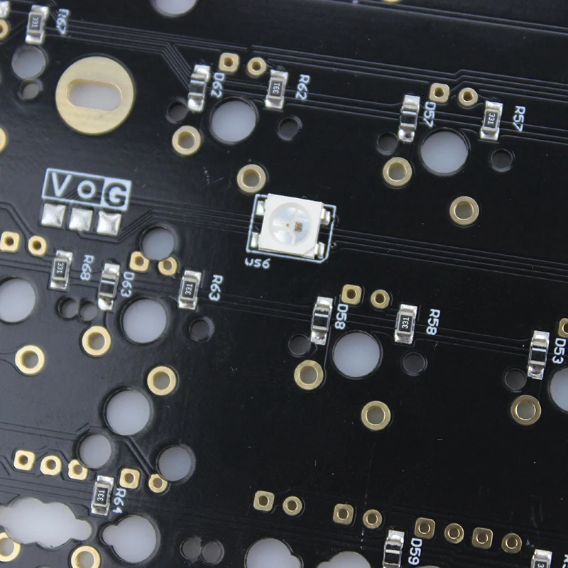 Механическая клавиатура Xd60 Xd64 V2.0 PCB настраиваемый комплект подсветка RGB GH60 60%