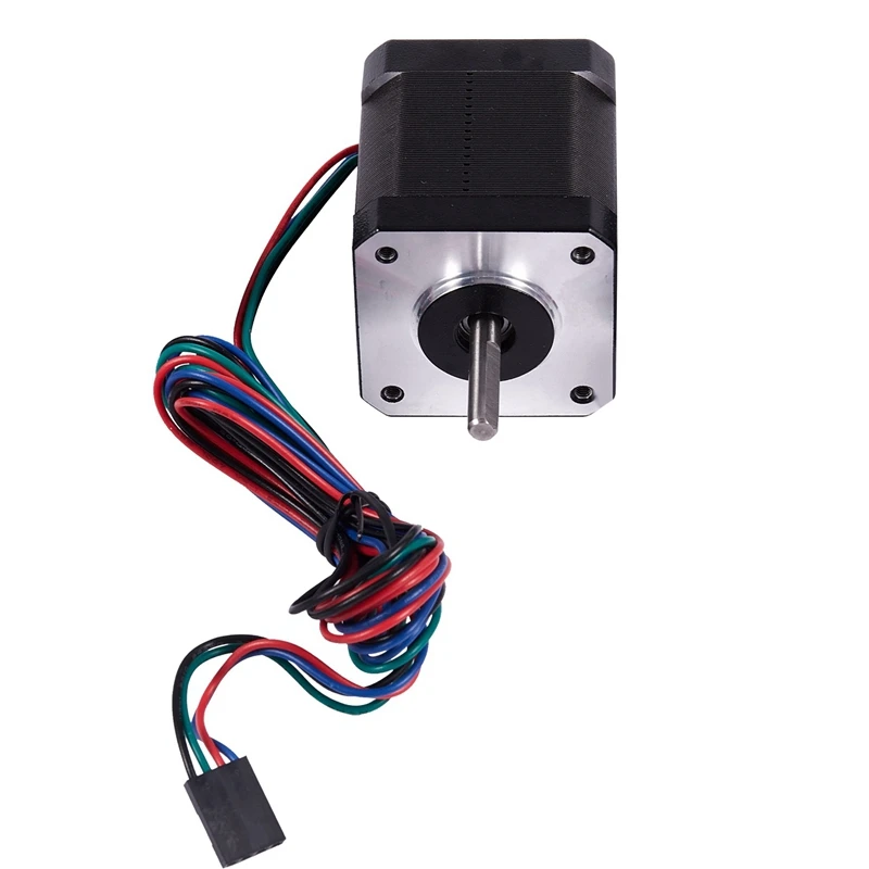 

Nema 17 Stepper Motor 1.8 Degrees Step Angle 2A 24V 4-lead 17HS19-2004S1 Motor 59Ncm 1m Cable for 3D Printer CNC XYZ Motor