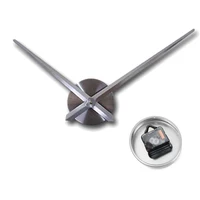 Duży zegar ścienny kwarcowy 3D DIY duże dekoracyjne zegary kuchenne lustro akrylowe naklejki Oversize zegar ścienny do domu z literami Home Decor 5