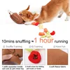 Plush Pet Dog Snuffle Toy Pet Interactive Puzzle Feeder Food Training Iq Dog Chew Squeaky Toys Cute Animal Activity Treat Game 3
