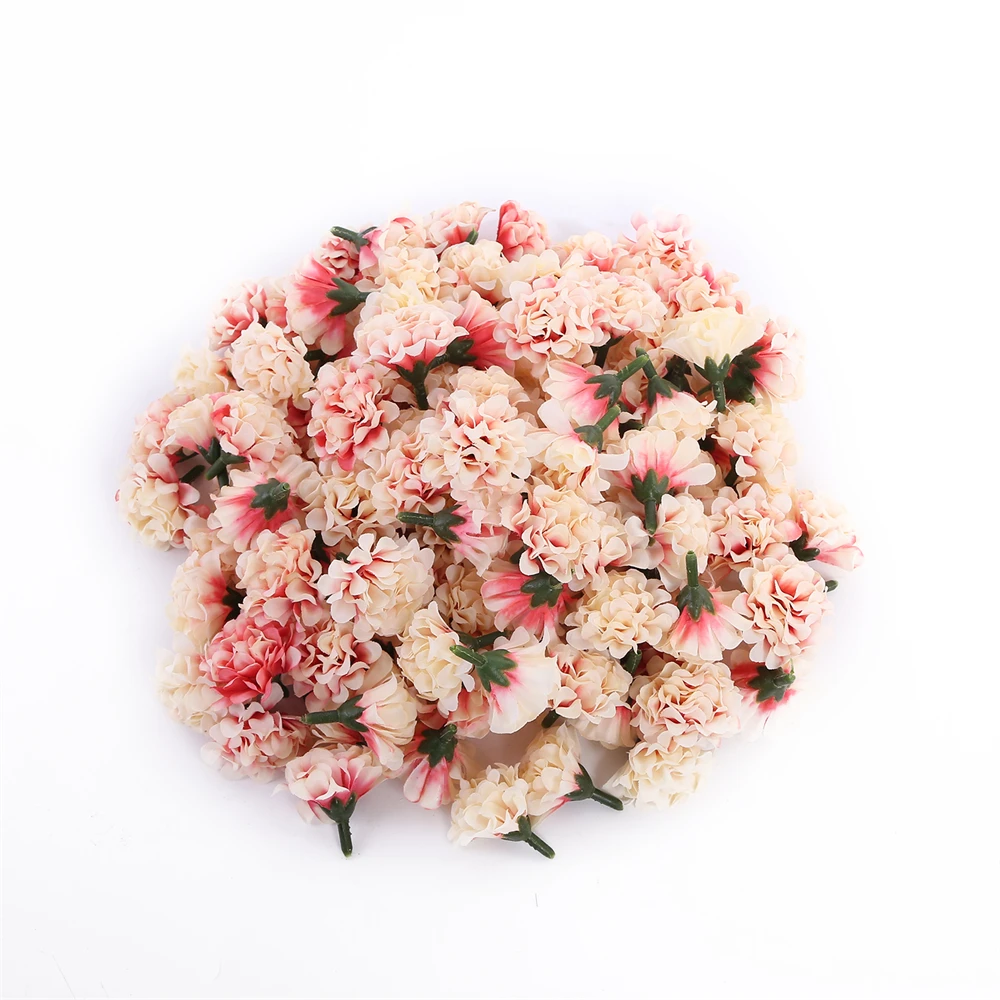 10/30/30Pcs Großhandel Künstliche Mini Hortensien Blume Kopf Für Handwerk Nelke Party Hause Hochzeit DIY kränze Festival Dekor – Detail 14