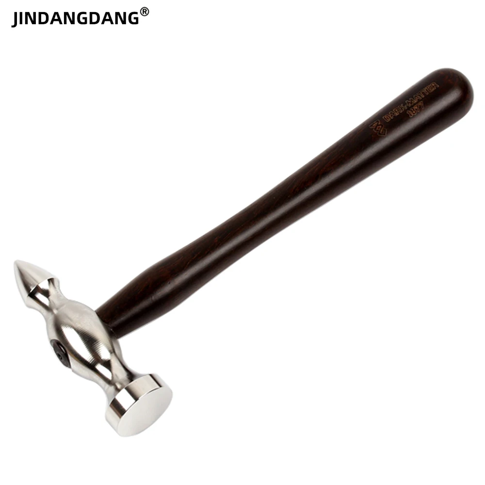 Stainless Steel Pointed Hammer Edc Flat With Wooden Handle Leather Carving Sewing Supplies Repair Tool | Инструменты
