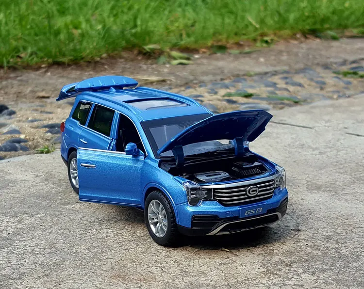 1: 32 внедорожник GS8 сплав паровой металлический Тип модель автомобиля SUV металлический 14-летняя девочка или выше звук и светильник воин