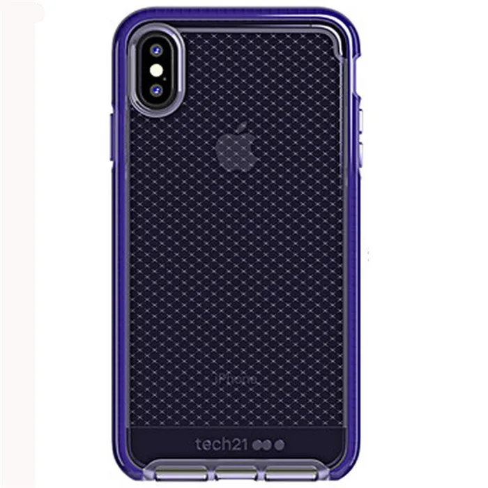Purple Для iphone XR чехол Evo Check case противоударный FLEXSHOCK тонкий профиль 12 футов/3,6 м защита для Apple iphone Xs Max чехол - Цвет: Purple
