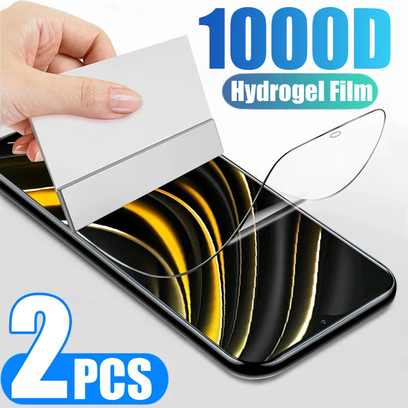 2Pcs Hydrogel Film For Xiaomi Mi A3 A2 Lite Screen Protector Mix 2 2S 3 Max Soft Full Cover | Мобильные телефоны и